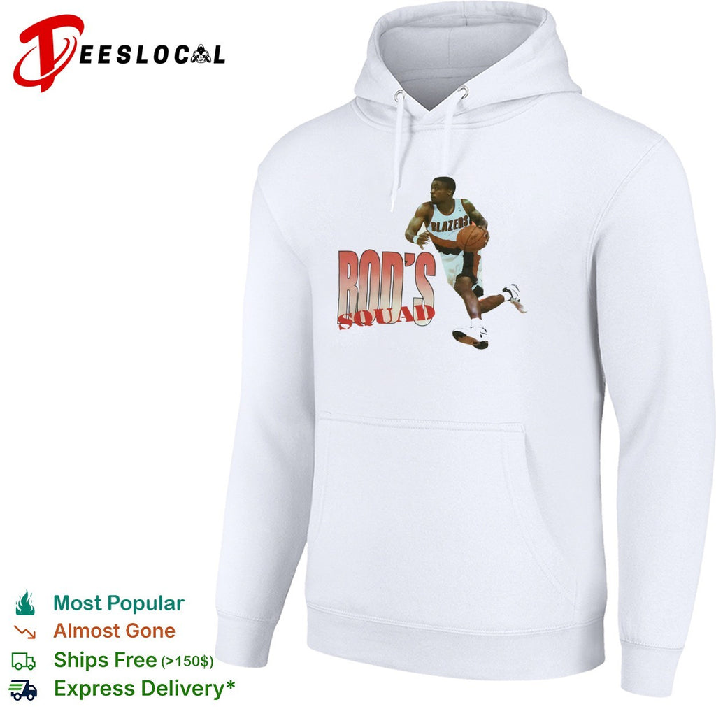 Rod Strickland Portland Trail Blazers squad basketball shirt