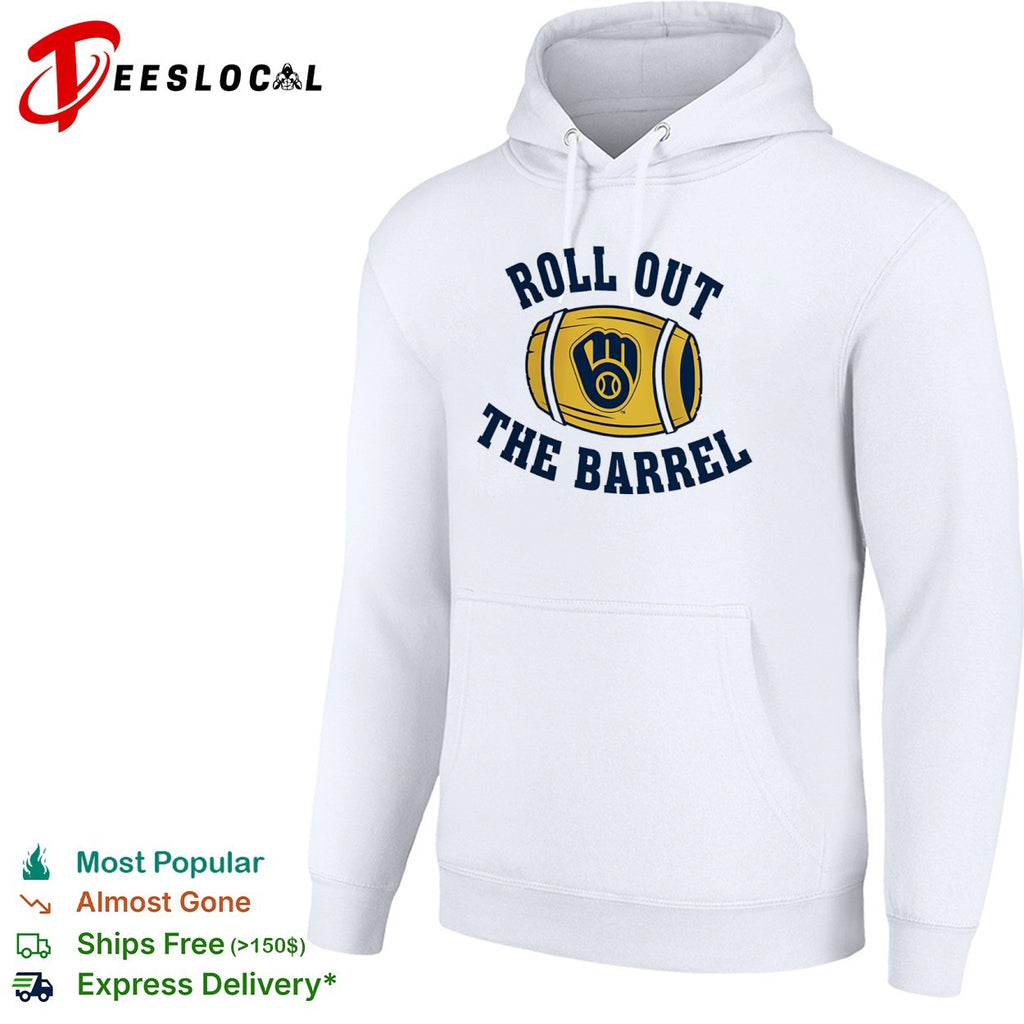 Roll out the barrel Milwaukee Brewers MLB shirt