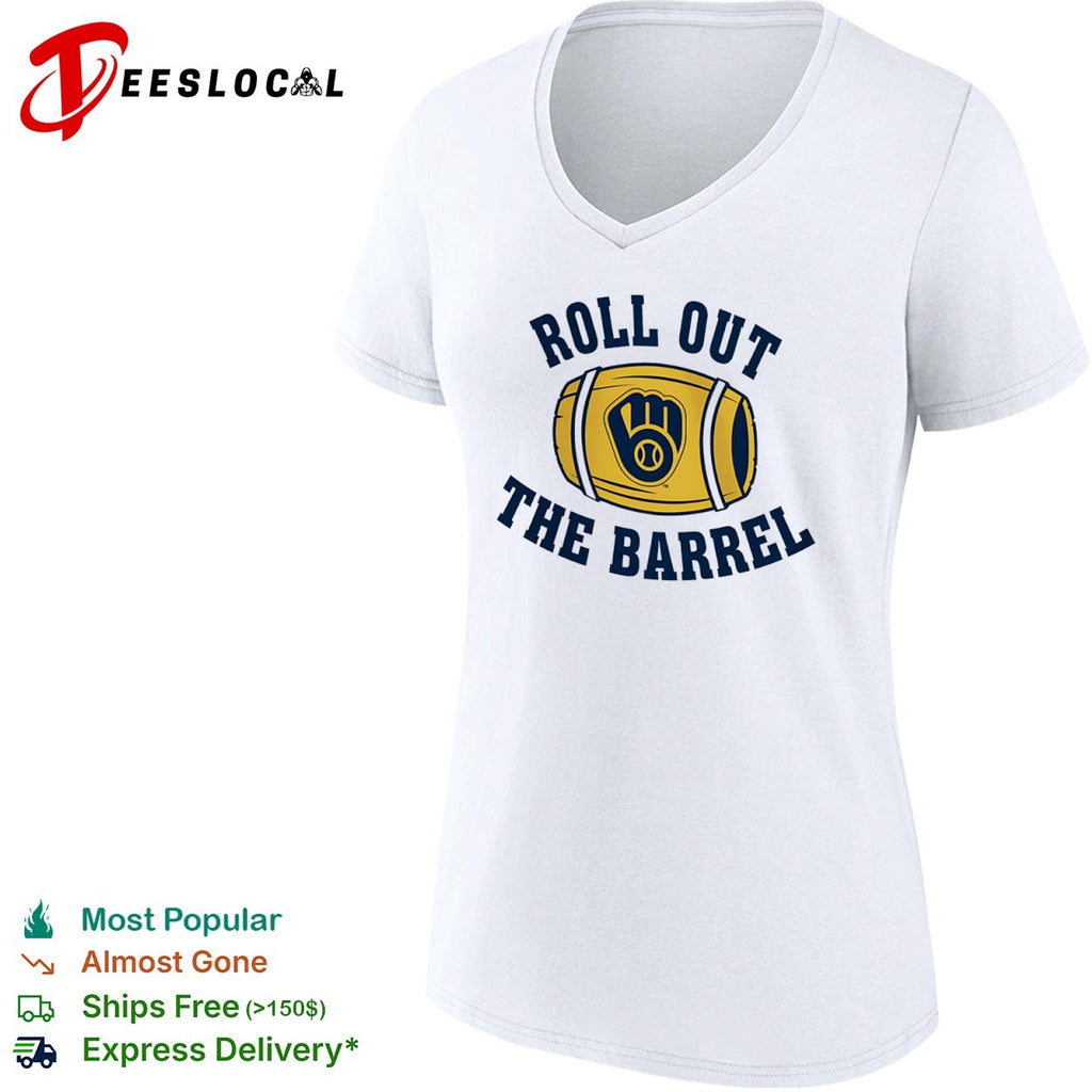 Roll out the barrel Milwaukee Brewers MLB shirt