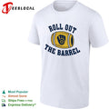 Roll out the barrel Milwaukee Brewers MLB shirt