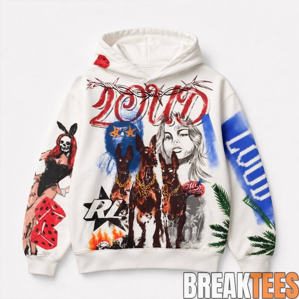 Rolling Loud Movie Owen Wilson Mixed Media Cement Hoodie