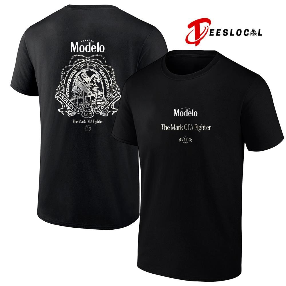 Rolling Loud x Modelo concerte the mark of a fighter shirt