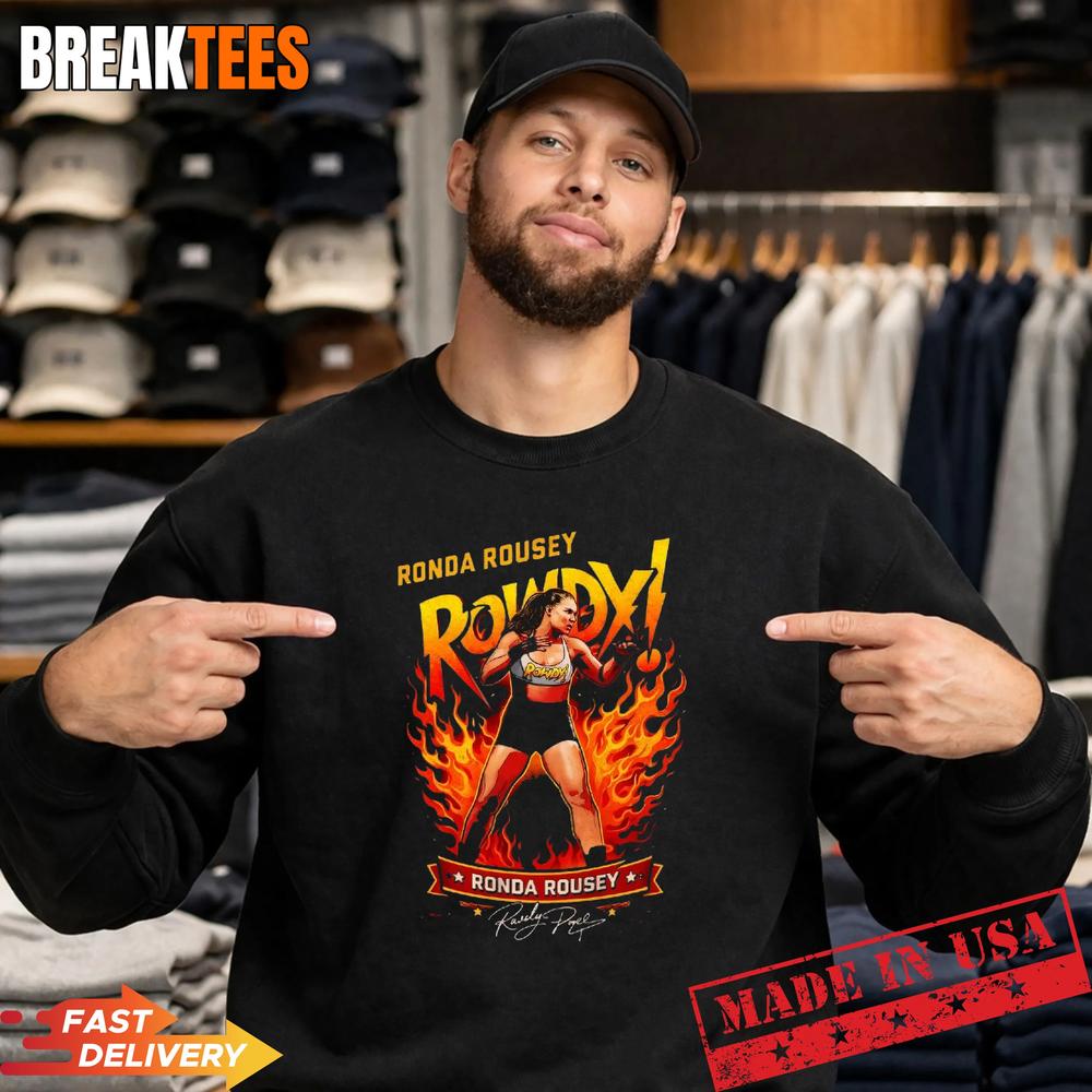 Ronda Rousey Rowdy Flames Stance Shirt