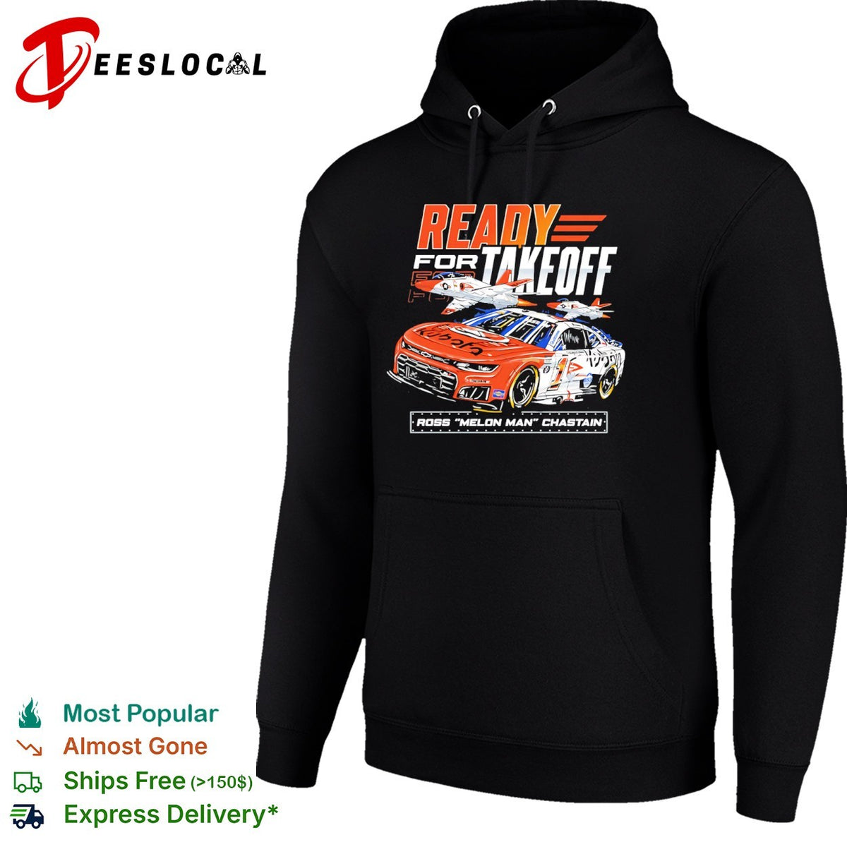 Ross Chastain Trackhouse Racing NASCAR Ready for Takeoff Kubota Nascar Racing shirt