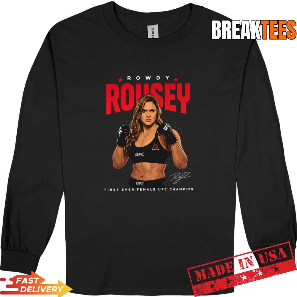 Rowdy Ronda Rousey Champion Retro T-Shirt