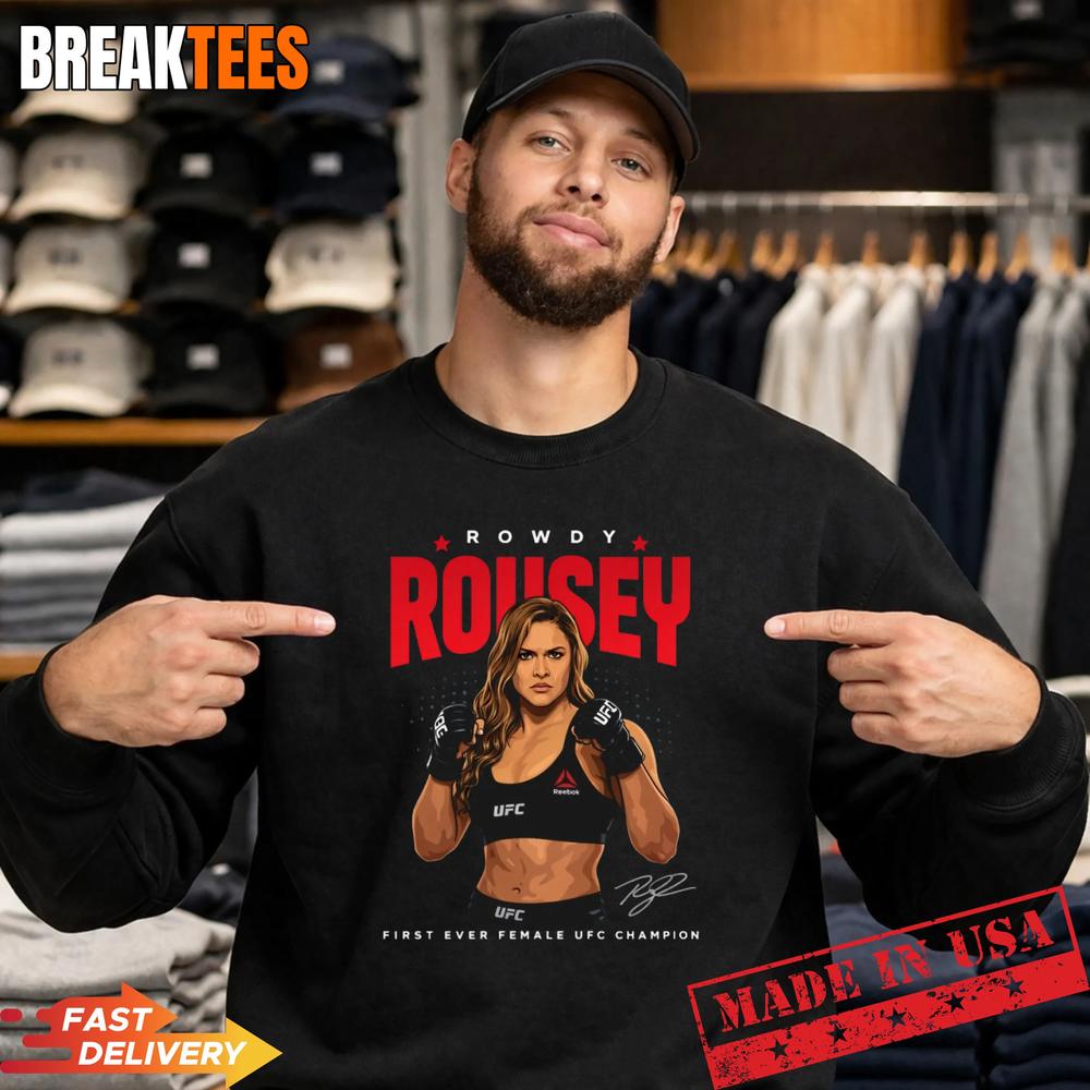 Rowdy Ronda Rousey Champion Retro T-Shirt