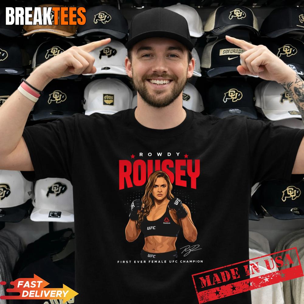Rowdy Ronda Rousey Champion Retro T-Shirt