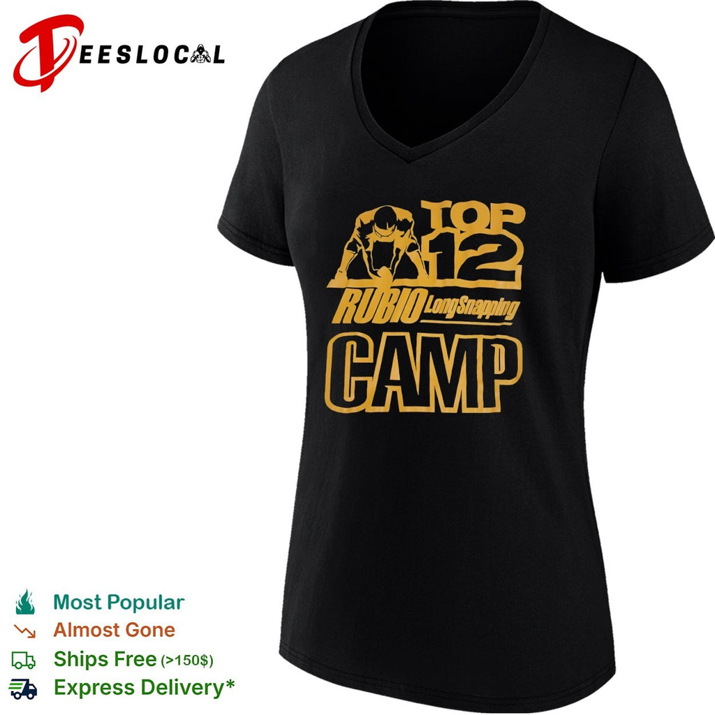 Rubio Long Snapping Top 12 Camp football shirt