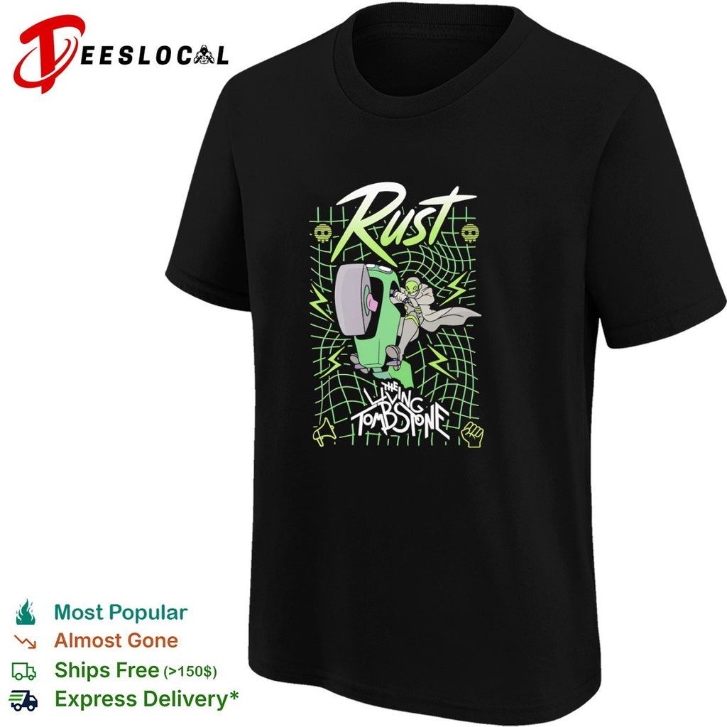 Rust The Living Tombstone Futuristic Motorbike Character shirt