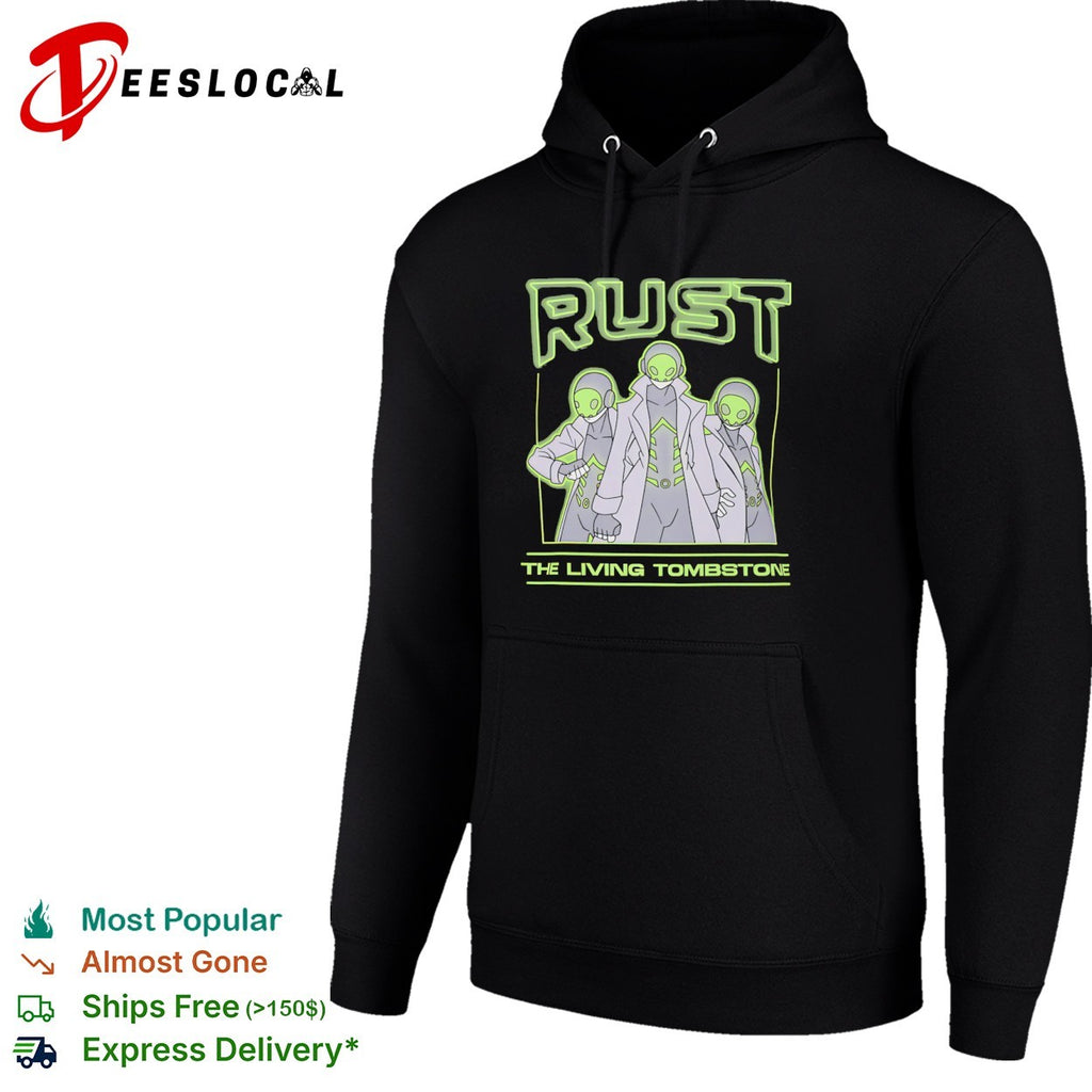 Rust The Living Tombstone Futuristic Sci Fi Characters Music Band Shirt