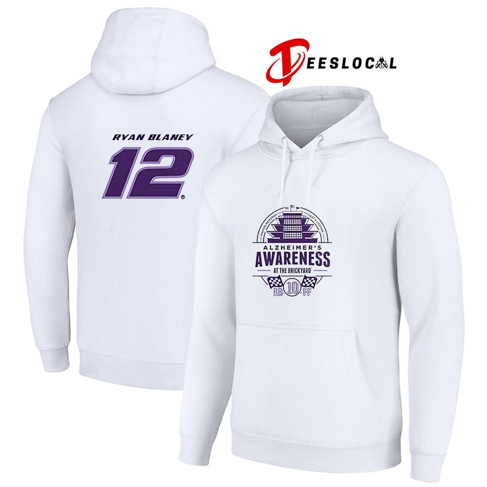 Ryan Blaney Alzheimer’s awareness at the Brickyard graphic shirt