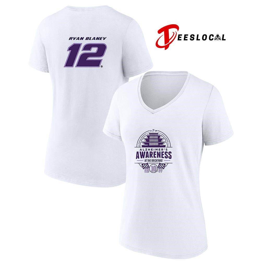 Ryan Blaney Alzheimer’s awareness at the Brickyard graphic shirt
