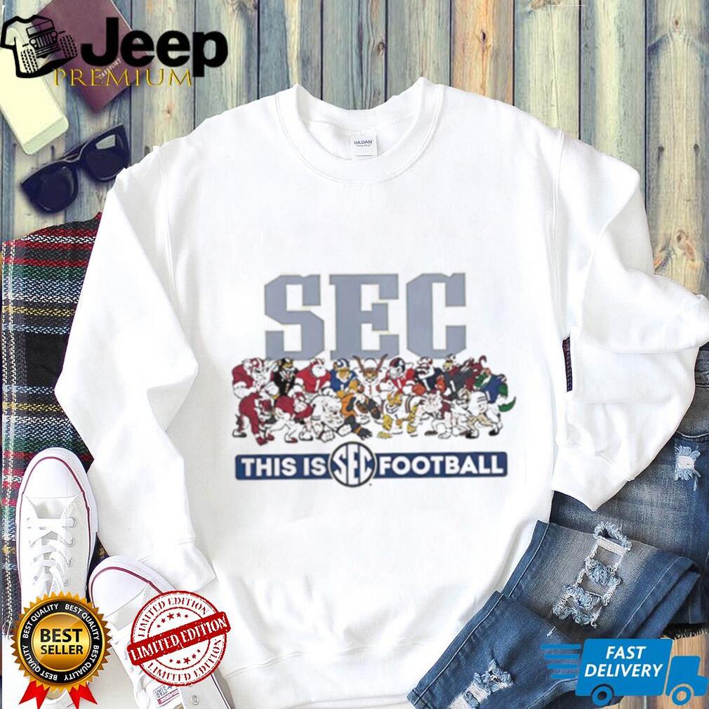SEC This Is SEC Football Mascots Graphic T Shirt