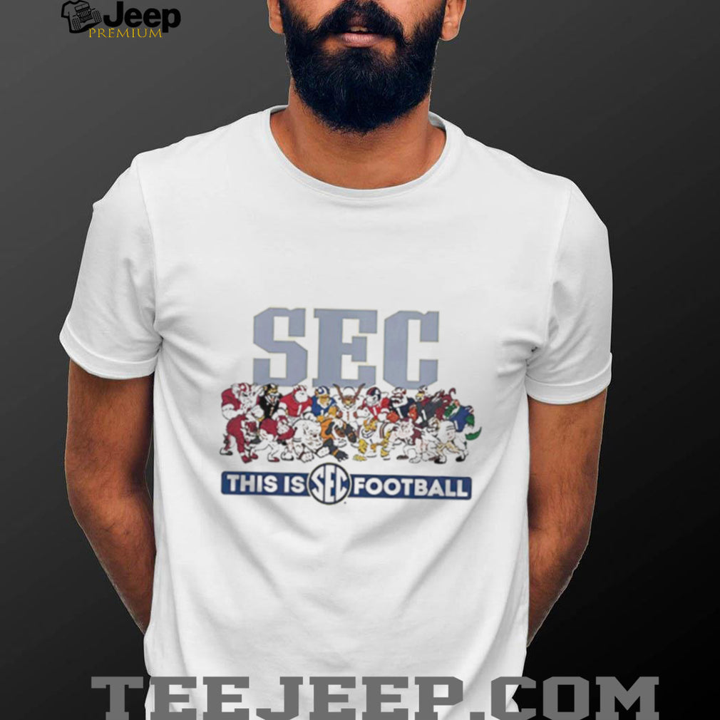 SEC This Is SEC Football Mascots Graphic T Shirt