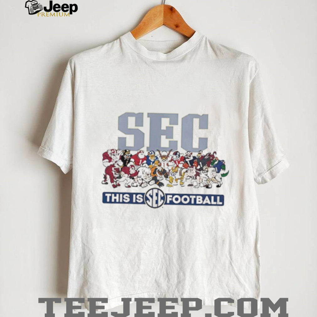 SEC This Is SEC Football Mascots Graphic T Shirt