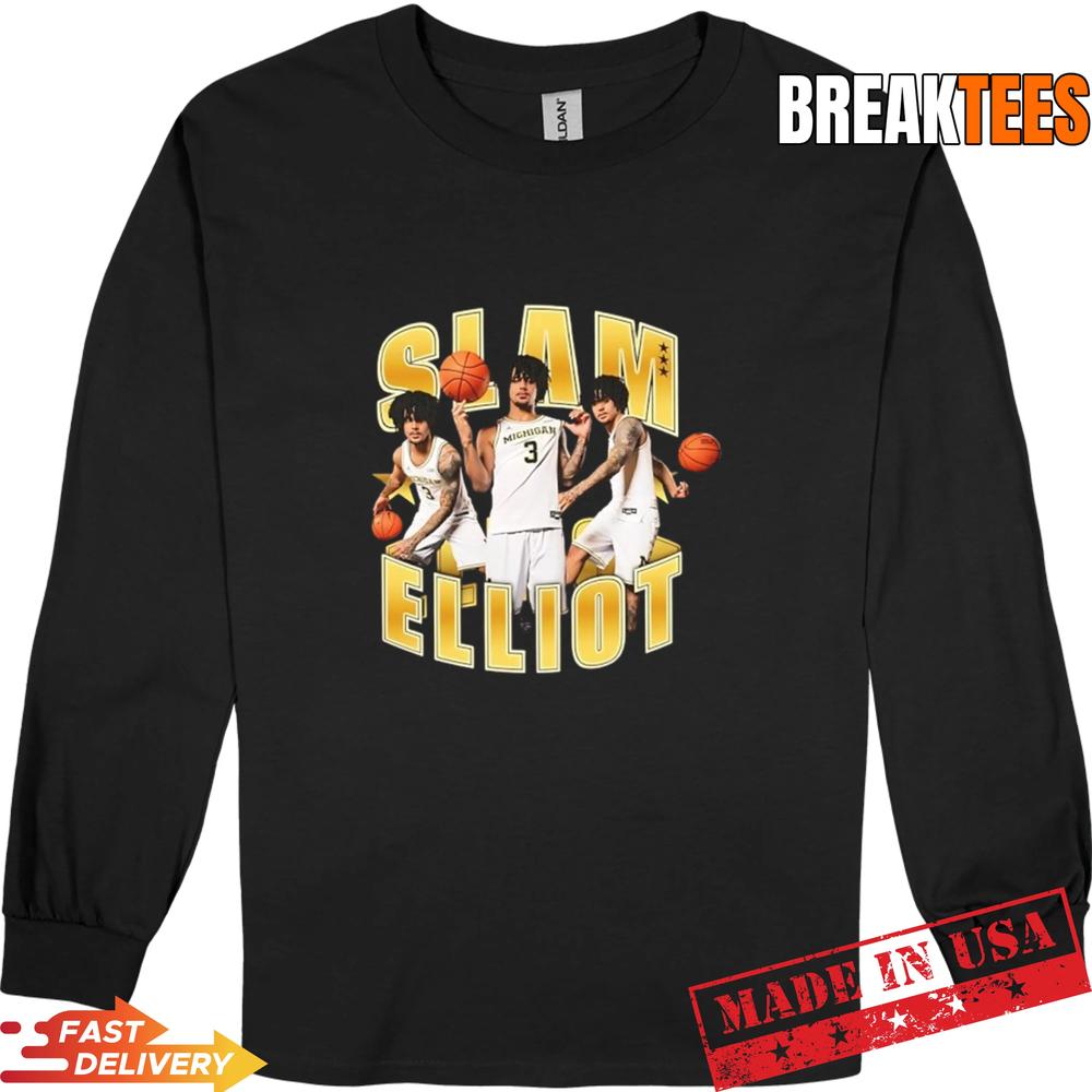 SLAM Elliot Cadeau Michigan Wolverines graphic Shirt