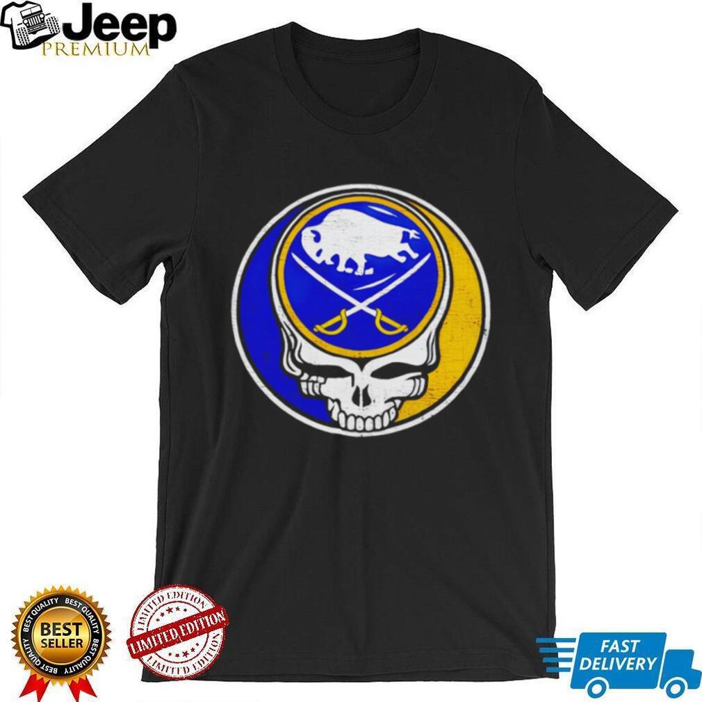 Buffalo Sabres x Grateful Dead Steal Your Face Mashup T shirt