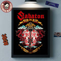 Sabaton A Tiger Among Dragons Coat of Arms Home Decor Poster Canvas