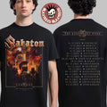 Sabaton Legendary Tour Europe 2025 Legends Of Manchester UK Pop Up Shop On December 5 2025 Two Sided T-Shirt