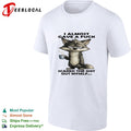 Sad wolf I almost gave a fuck scared the shit out myself shirt