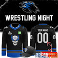 Saint John Sea Dogs x Stone Cold Wrestling Night Hockey Jersey