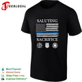 Saluting Sacrifice Fire Dept Police Emergency Medical Services shirt