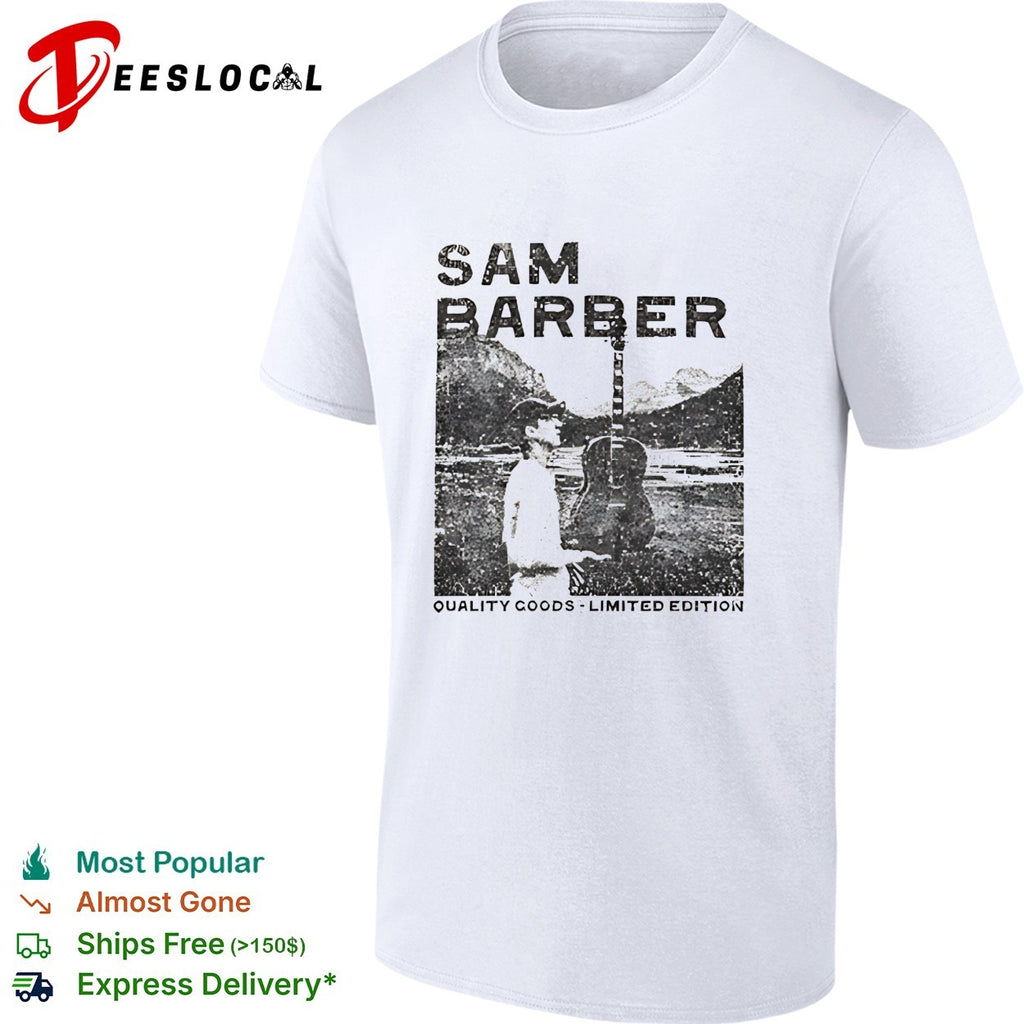 Sam Barber Guitars Denver Quality Goods Limited Edition retro shirt