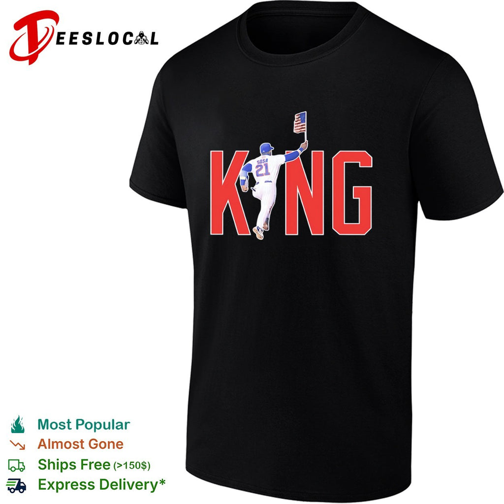 Sammy Sosa Chicago Cubs MLB King American flag shirt