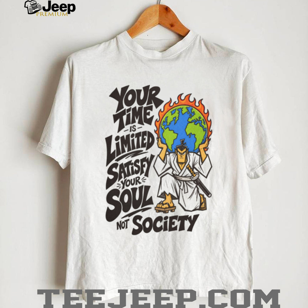 Samurai Jack Your Time Is Limited Soul Motivation Graphic T Shirt