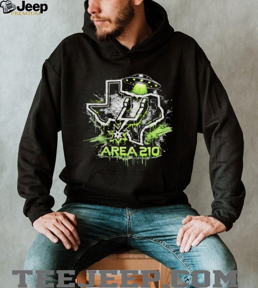 San Antonio Area 210 Texas Alien UFO Basketball T Shirt