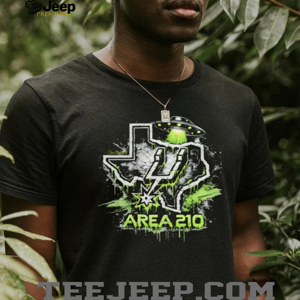San Antonio Area 210 Texas Alien UFO Basketball T Shirt