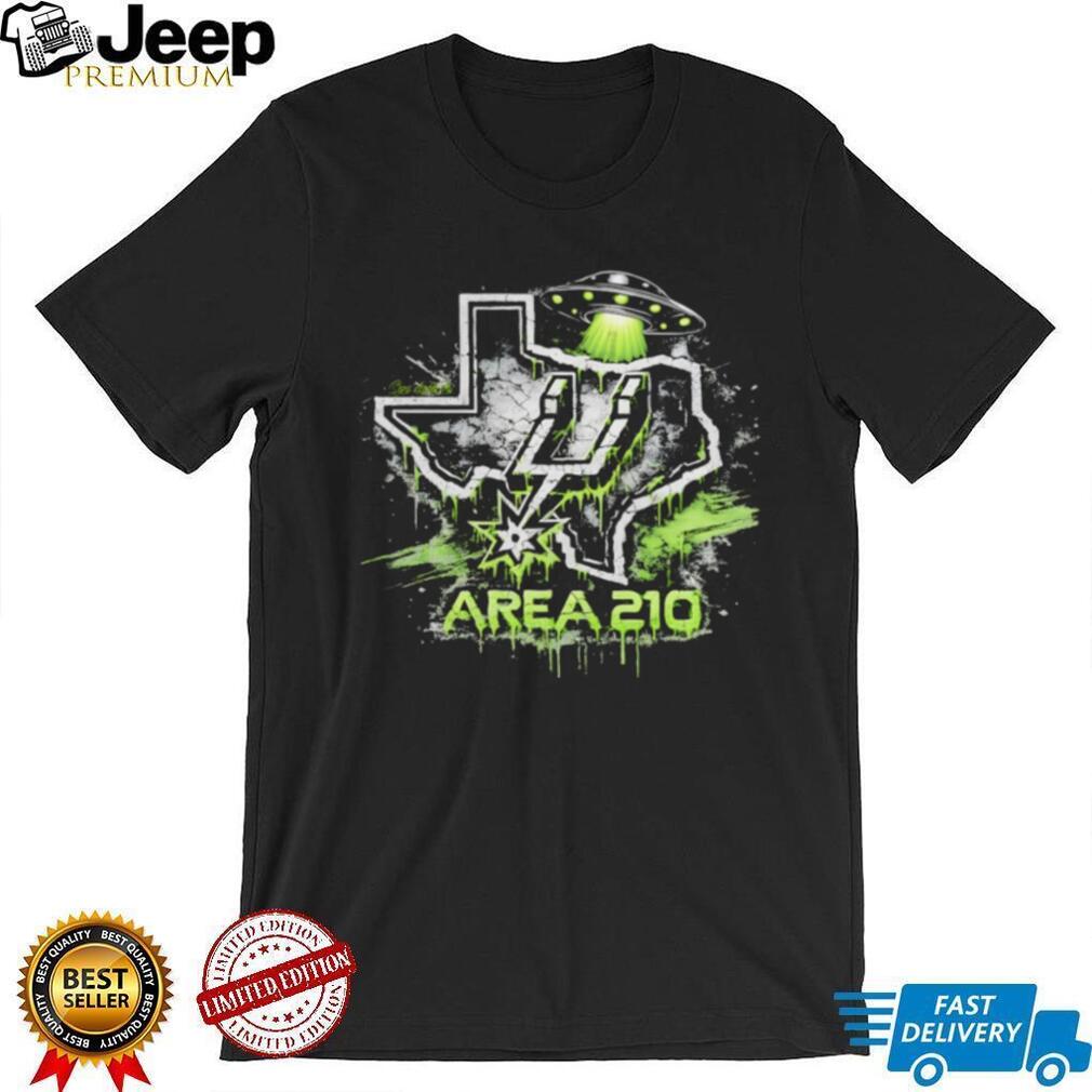 San Antonio Area 210 Texas Alien UFO Basketball T Shirt