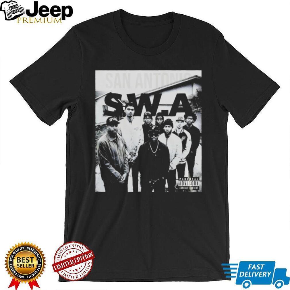 San Antonio SWA Retro Streetwear Rap Album Basketball T Shirt