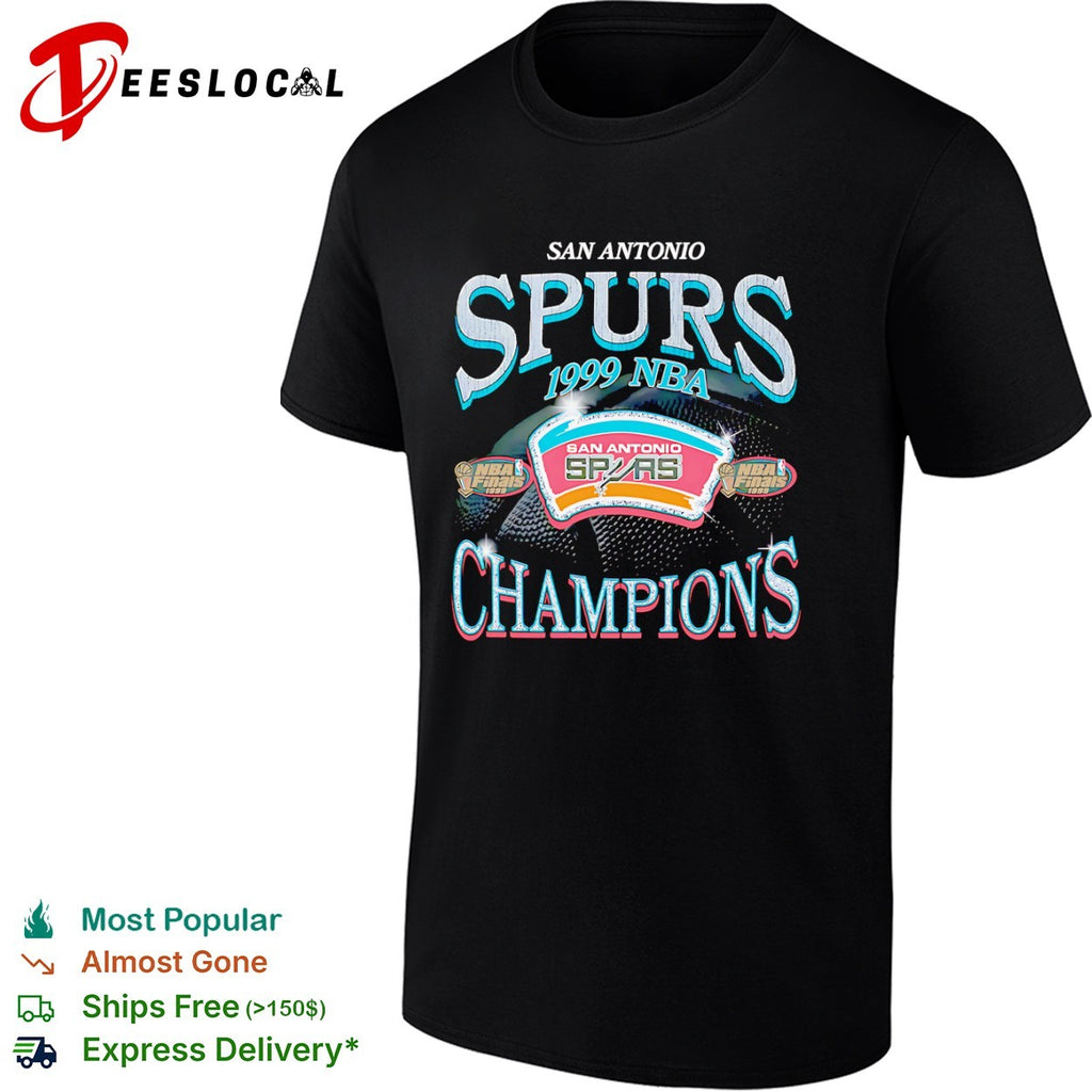 San Antonio Spurs 1999 NBA finals champions basketball shirt