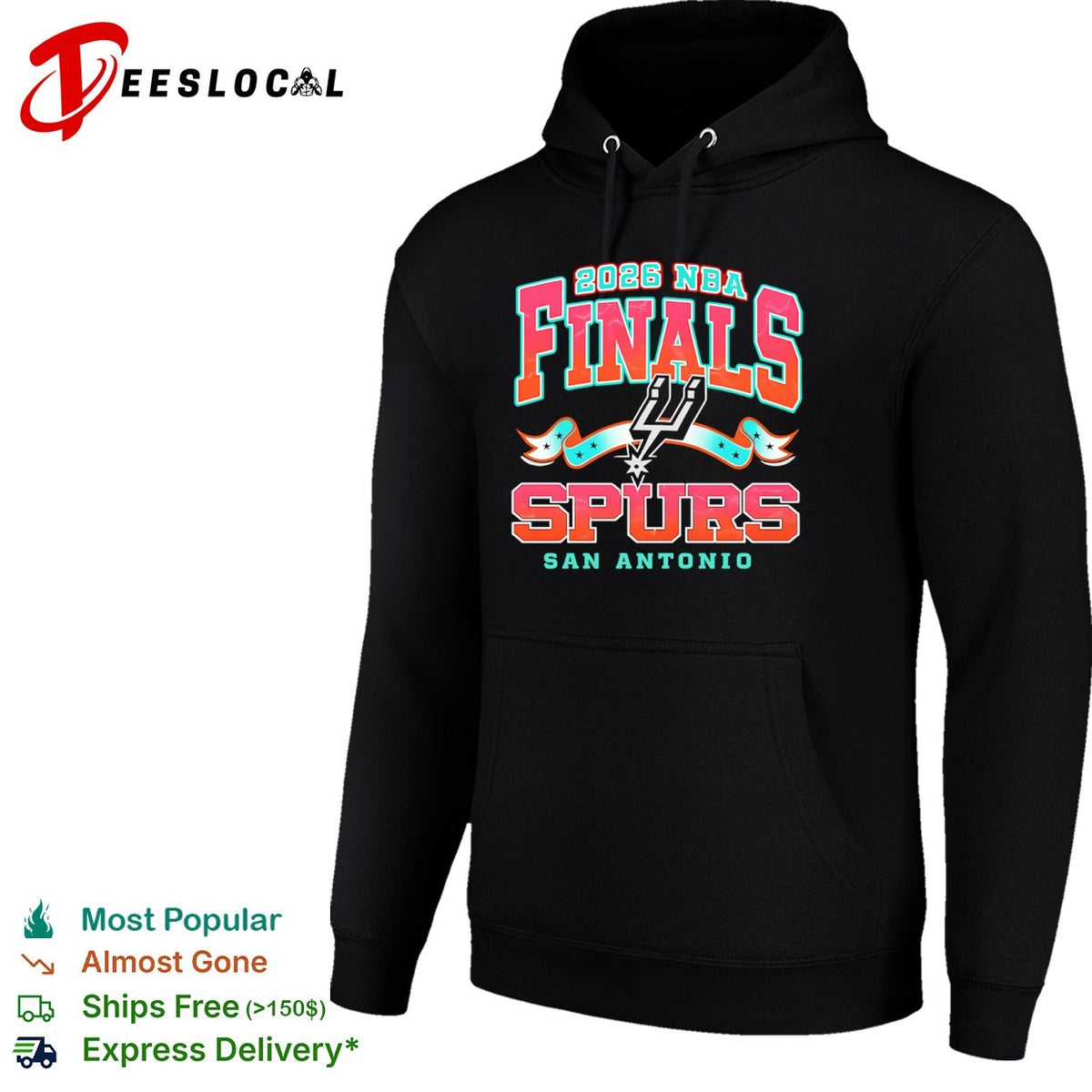San Antonio Spurs 2026 NBA Finals banner shirt