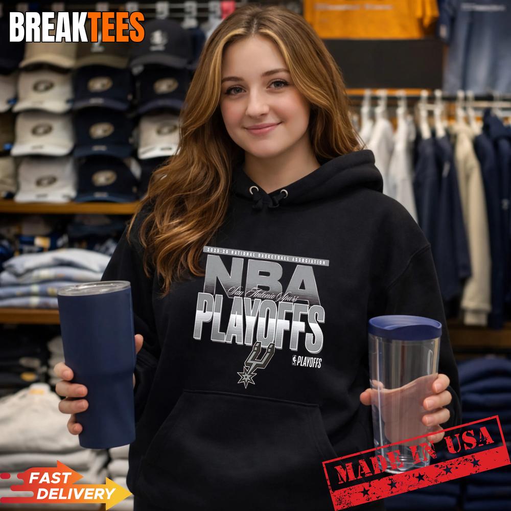 San Antonio Spurs 2026 NBA Playoffs Logo T-Shirt