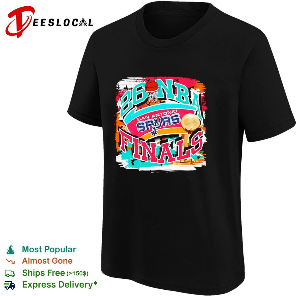 San Antonio Spurs 96 NBA Finals vintage graphic shirt