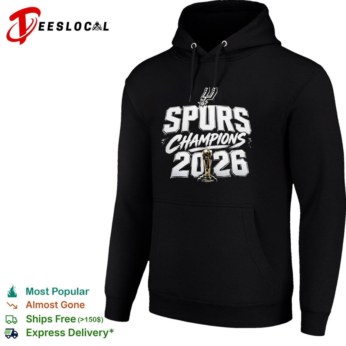 San Antonio Spurs Champions 2026 Larry O’Brien Trophy National Basketball shirt