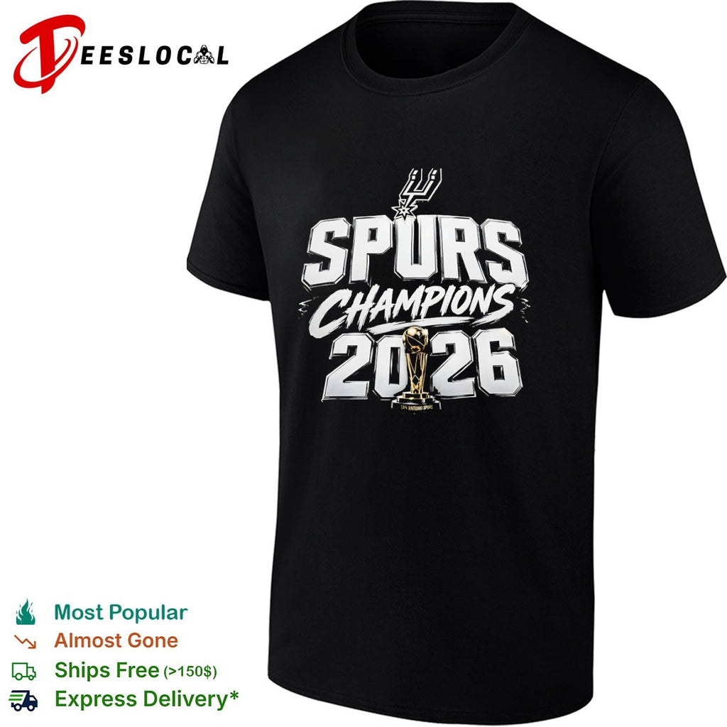 San Antonio Spurs Champions 2026 Larry O’Brien Trophy National Basketball shirt