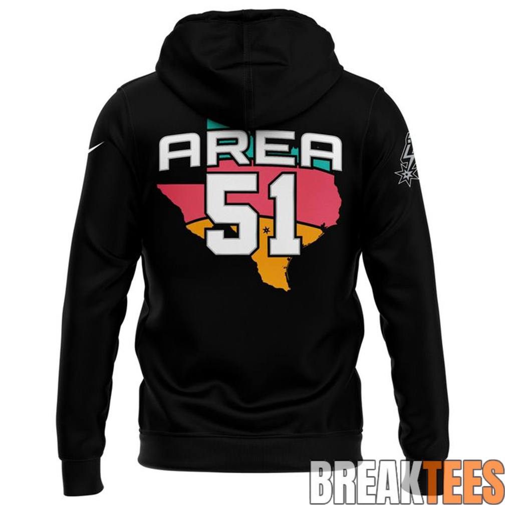 San Antonio Spurs Fiesta Alien Landing Hoodie