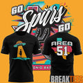 San Antonio Spurs Fiesta Alien Landing Shirt