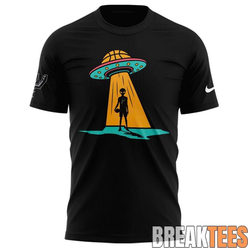 San Antonio Spurs Fiesta Alien Landing Shirt
