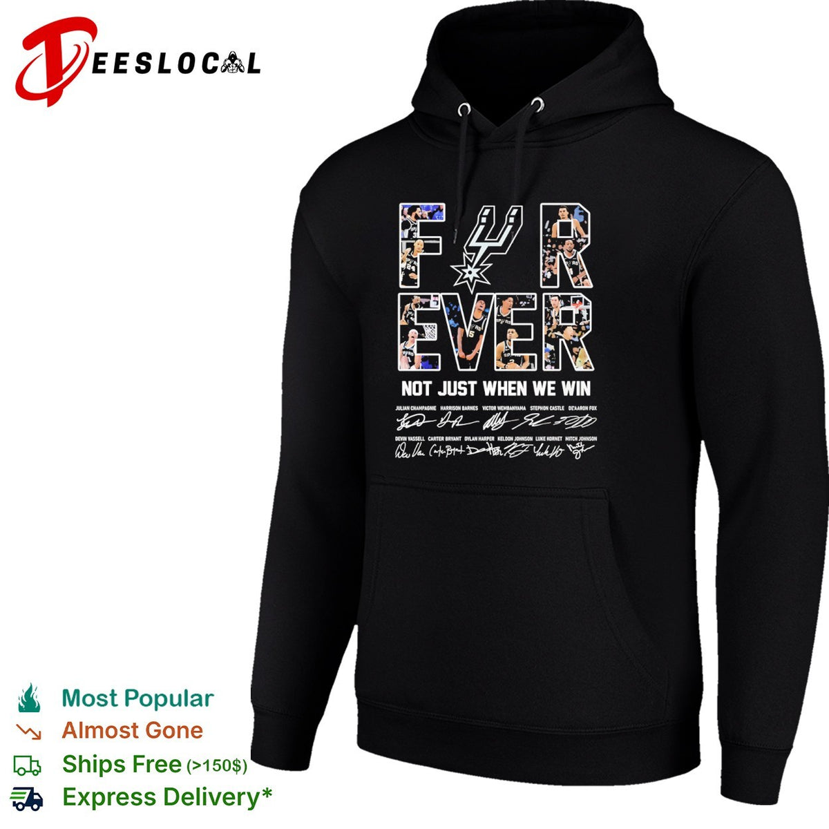 San Antonio Spurs Forever Not Just When We Win Victor Wembanyama Keldon Johnson shirt