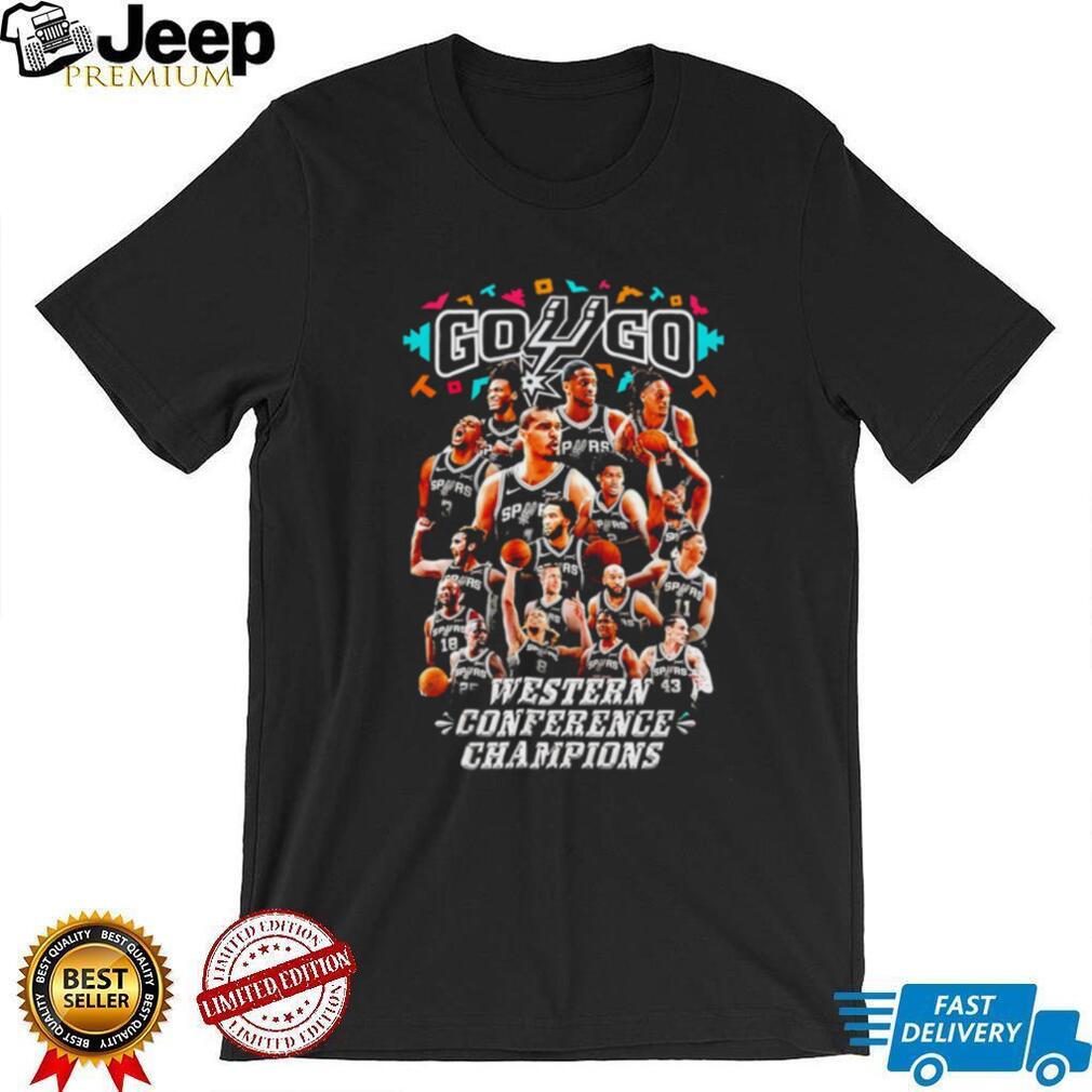 San Antonio Spurs NBA Western Conference Champions 2026 go go shirt
