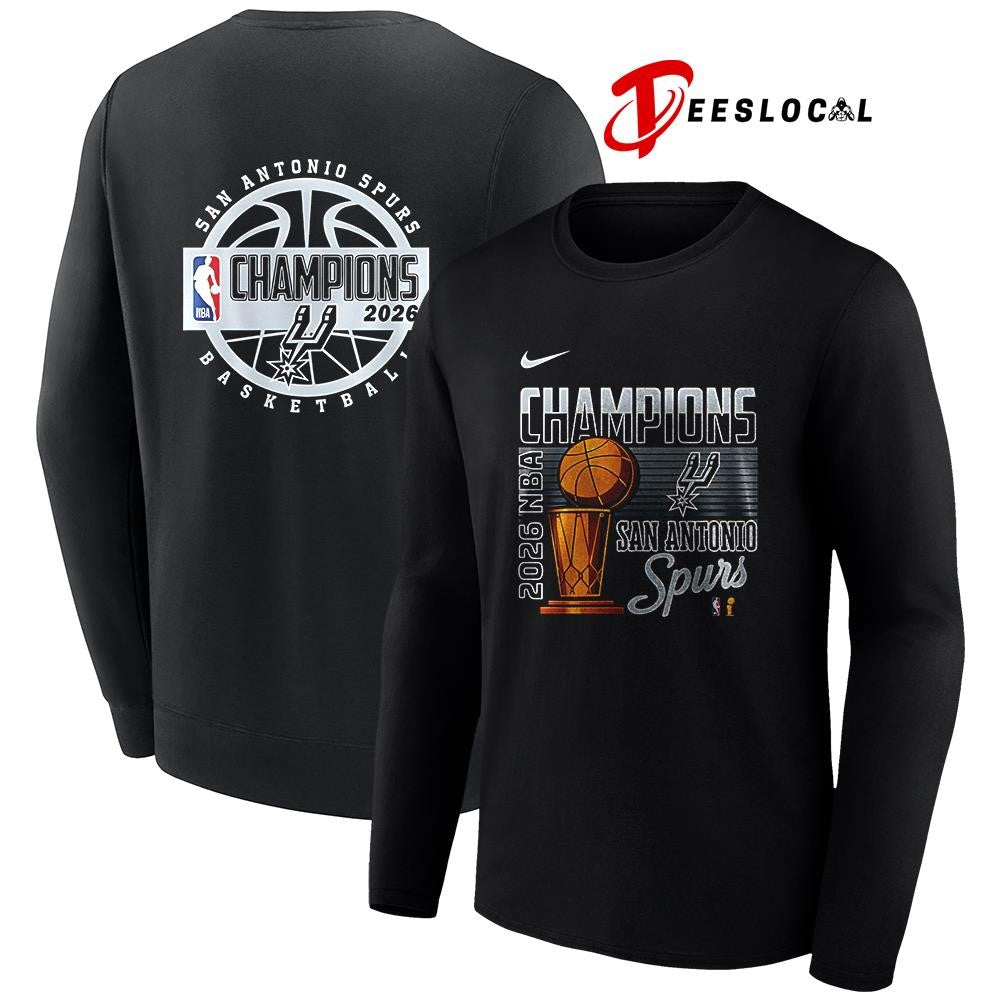 San Antonio Spurs Southwest Division champs trophy logo shirt