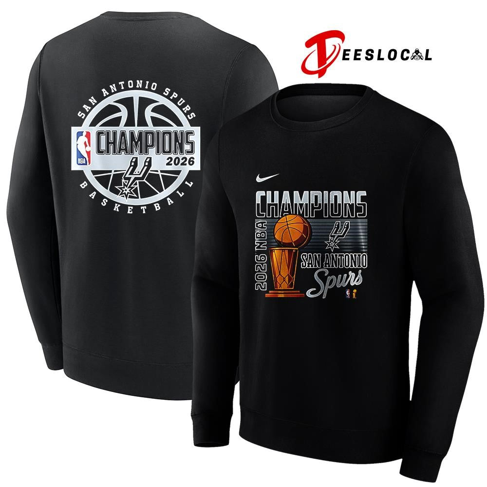 San Antonio Spurs Southwest Division champs trophy logo shirt