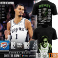 San Antonio Spurs Victor Wembanyama Wemby Alien 2026 T-Shirt