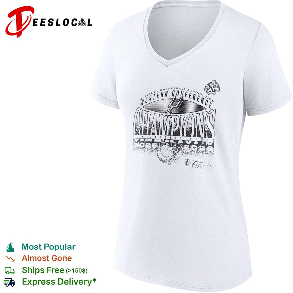 San Antonio Spurs Western Conference Champions 2025 2026 NBA Finals basketball shirt