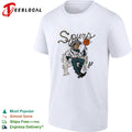 San Antonio Spurs basketball Cowboy spinning ball shirt