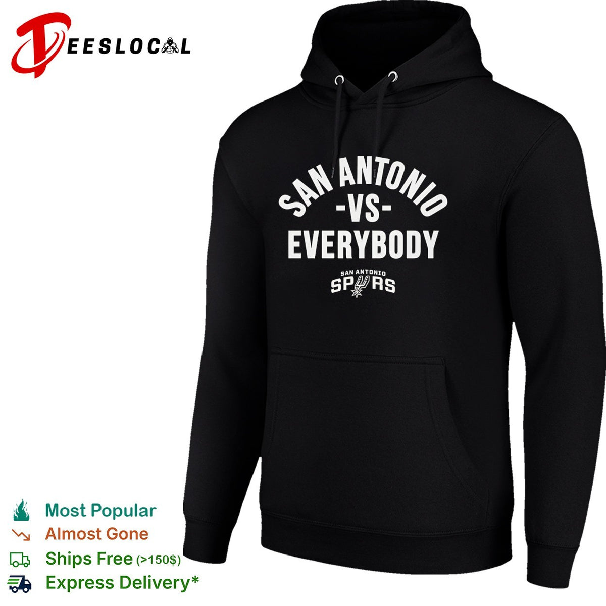 San Antonio Spurs vs Everybody San Antonio Spurs basketball shirt